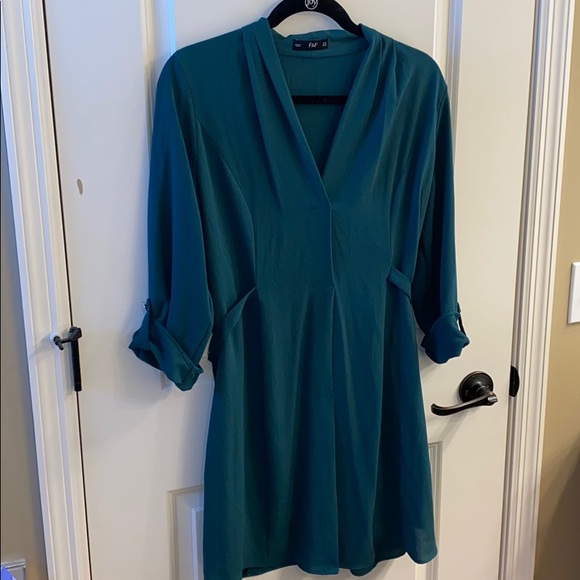F&F Dresses & Skirts - F&F Gorgeous Green 3/4 sleeve Dress
